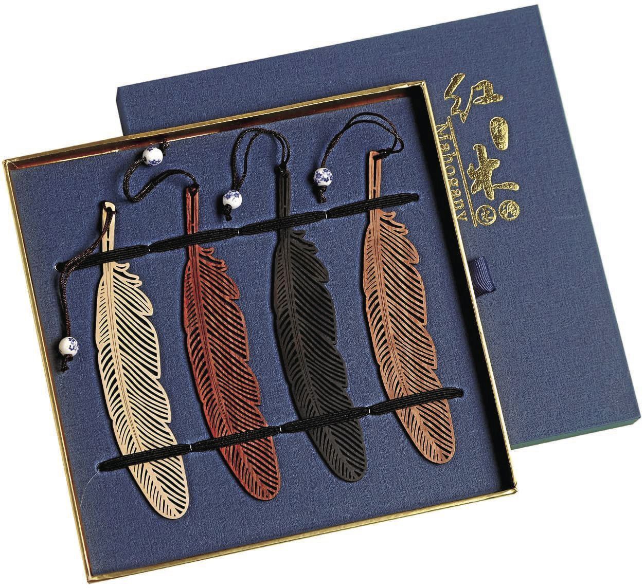 Melyaxu Handmade Natural Wood Bookmarks